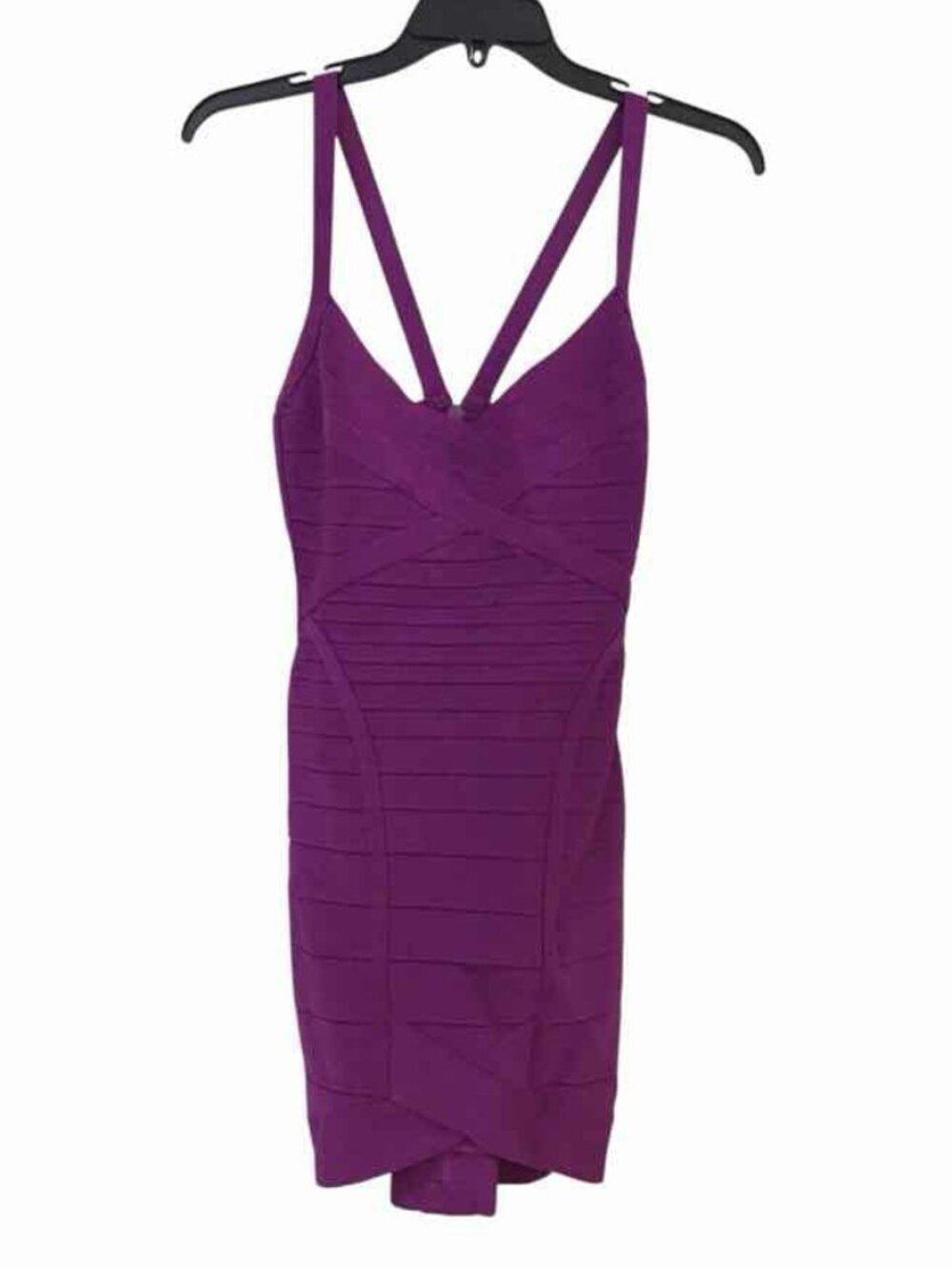 Herve Leger Purple Size S Dress